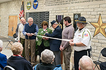 Peace Memorial foyer ribbon cutting., 2017. Image courtesy of Tom Parish.