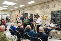 Peace Memorial foyer ribbon cutting, 2017. Image courtesy of Tom Parish.