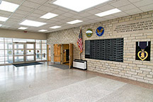 View of the finished foyer February, 2019 (photo courtesy of Tom Parish).