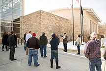 Kansas Preservation Alliance tour PMA in February, 2019 (photo courtesy of Tom Parish).