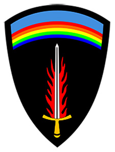 Shoulder patch of the Supreme Headquarters,
Allied Expeditionary Force.