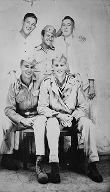 Charles Bowman, right front, photo courtesy of the family.