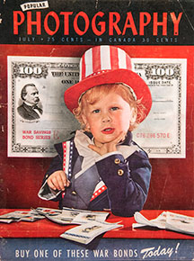 Local resident, Randi Dale, helped with the war bond drive as a kid. Her story was featured on the cover of Popular Photography in 1944.